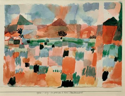 St. Germain near Tunis (inland) by Paul Klee